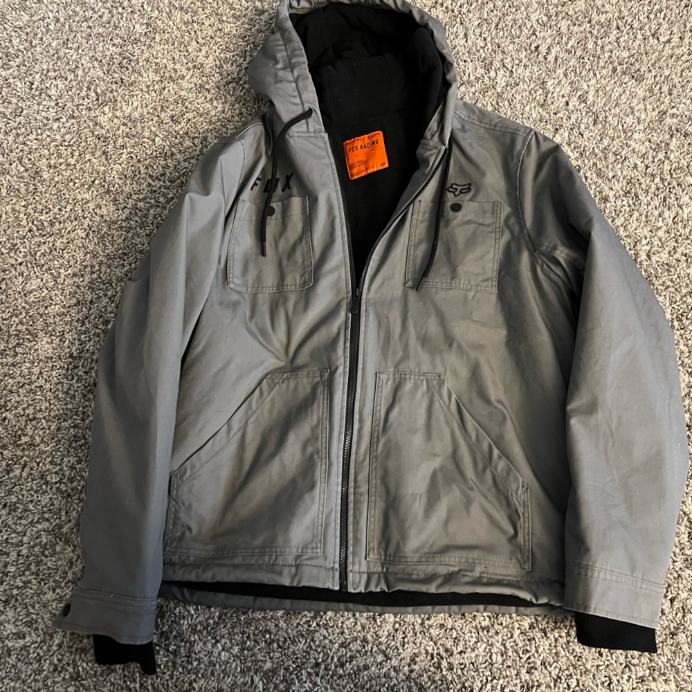 Gray Foz Racing Men’s jacket size XL